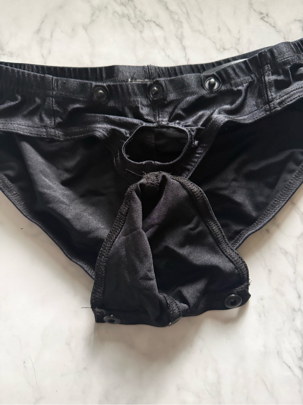 Rare N2N Bodywear "Titan" Snap-Front Swim/Underwear Brief – Brand New with Tags - Picture 3 of 8